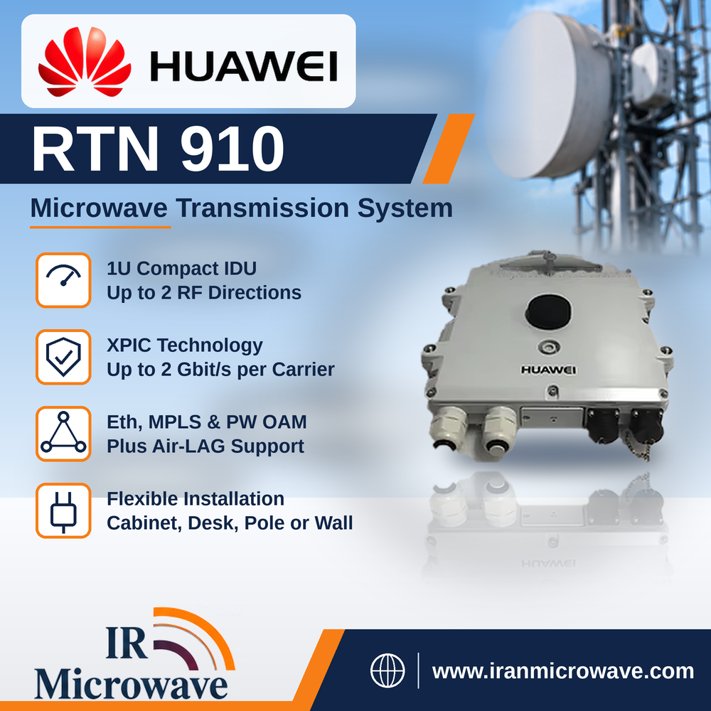 لینک ماکروویو هوآوی مدل Huawei RTN 910