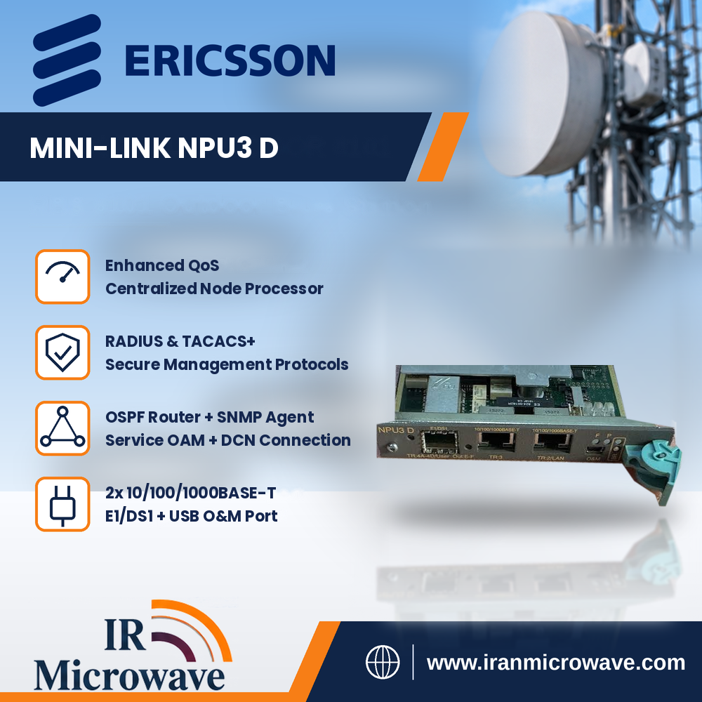 کنترل برد اریکسون Ericsson Mini-link NPU3 D